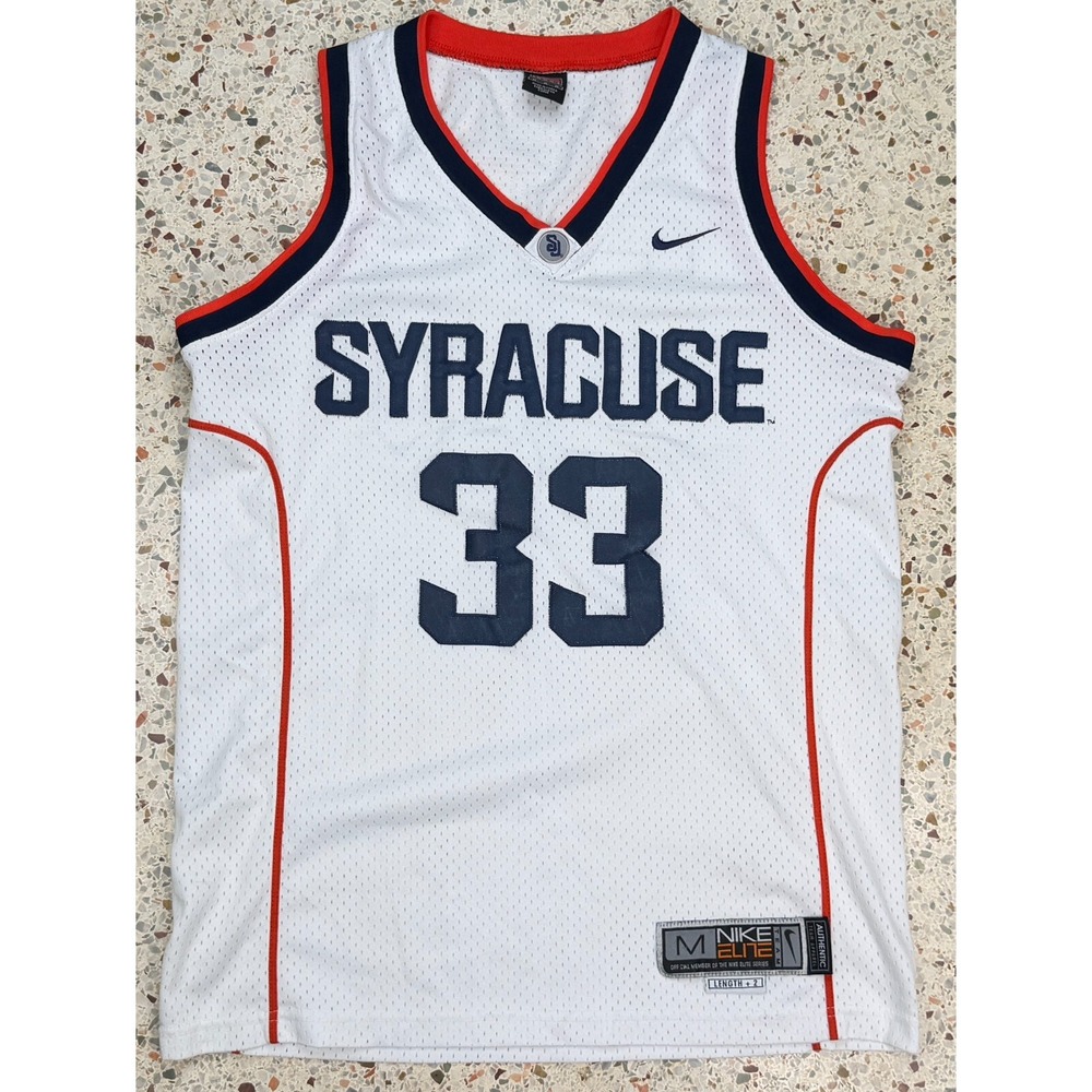 Nike Elite NCAA Vintage Syracuse University #33 Basketball Jersey Size Medium
